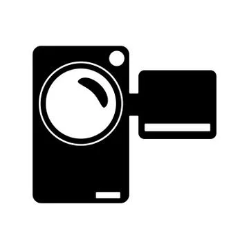 Isolated videocamera device design Stock Illustration