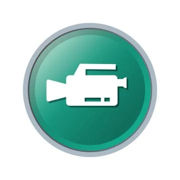 Isolated videocamera device design Stock Illustration