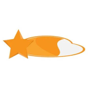 Isolated videogame bar with a star shape icon Stock Illustration
