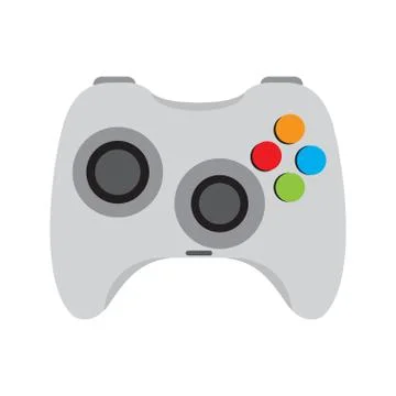 Isolated videogame controller icon Stock Illustration