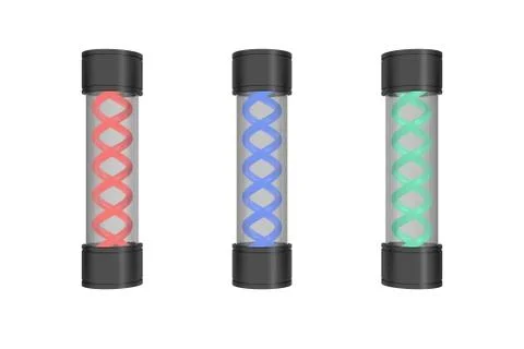 Isolated virus ampulla Stock Illustration