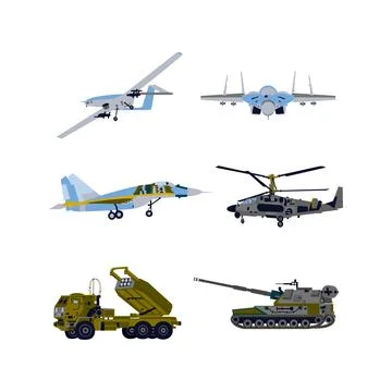 Isolated War Transport Stock Illustration