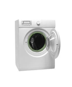 Isolated washing machine Stock Photos