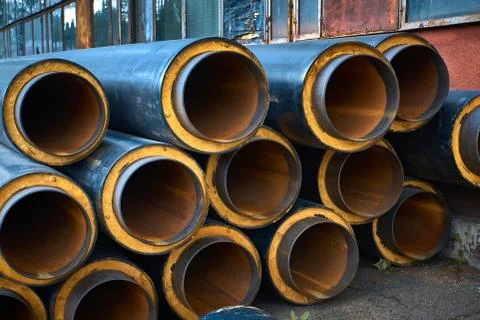 Isolated water pipes pattern background Stock Photos