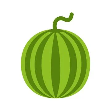 Isolated watermelon icon Illustrazione stock