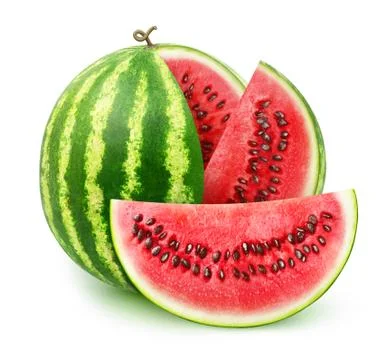 Isolated watermelon Foto stock