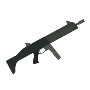Isolated weapon illustration Stock Illustration