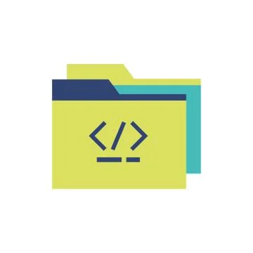 Isolated website code and file vector design Illustrazione stock