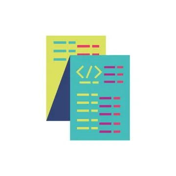 Isolated website code vector design Stock-Illustration
