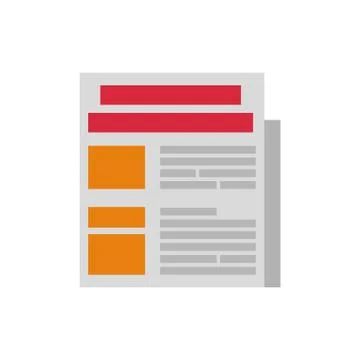Isolated website icon flat vector design 스톡 일러스트