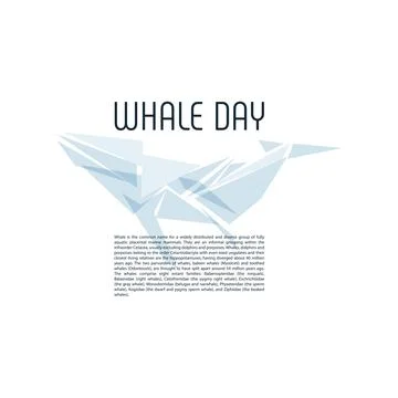 Isolated whale vector illustration. Ocean mammal on the blue background image 스톡 일러스트