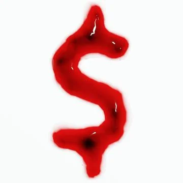 Isolated on white 3d render of blood red wine liquid numerical numbers and .. 스톡 일러스트