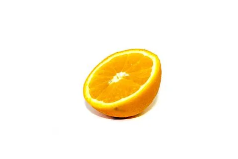 Isolated on white background Orange Stock Photos