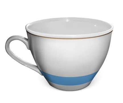 Isolated white cup made with mesh Stock Illustration