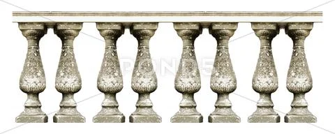 Isolated window columns Stock Photos