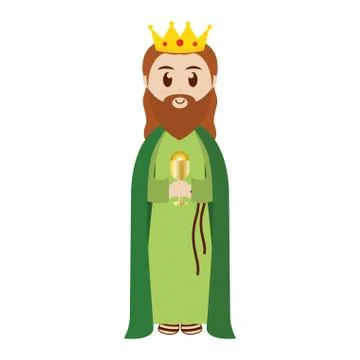 Isolated wise men Stock Illustration