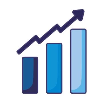 Isolated workflow bars vector design 스톡 일러스트