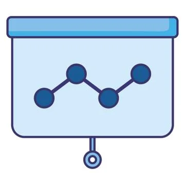 Isolated workflow board vector design Stock Illustration