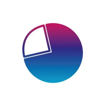 Isolated workflow cake gradient line style icon vector design 스톡 일러스트
