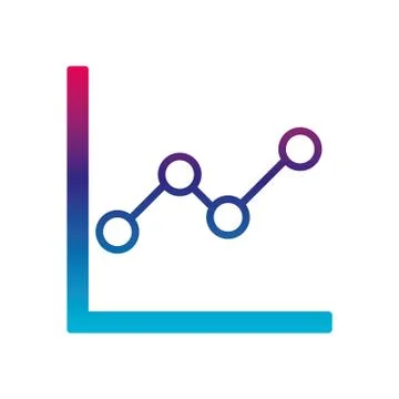 Isolated workflow gradient line style icon vector design Stock Illustration