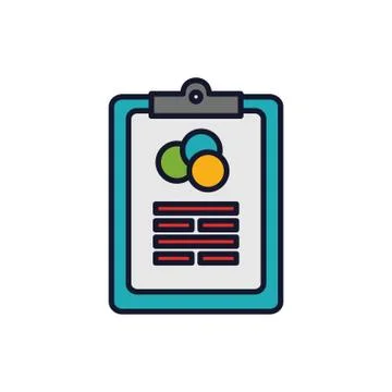 Isolated workflow icon fill vector design Illustrazione stock