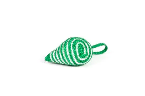 The isolated of the woven bag is rope pattern for money pouch on a white back 스톡 사진