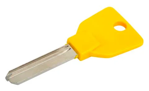 Isolated yellow key Stock Photos