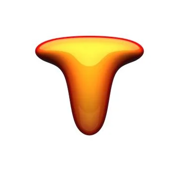 Isolated yellow plastic figure Illustrazione stock