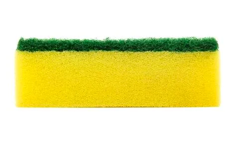 Isolated Yellow Sponge Stock Photos