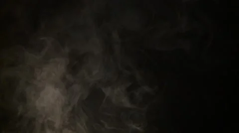 Isolatet smoke with black background Stock Footage 44722501