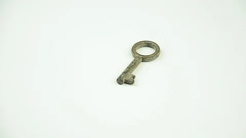 Isolation of an old key. 14 Video stock 88174360