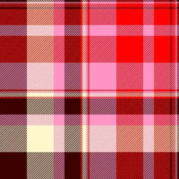Isolation plaid texture seamless, display check tartan textile. Card vector.. Stock Illustration