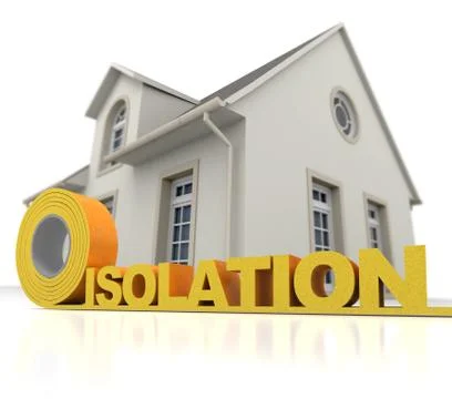 Isolation pour maison Stock Illustration