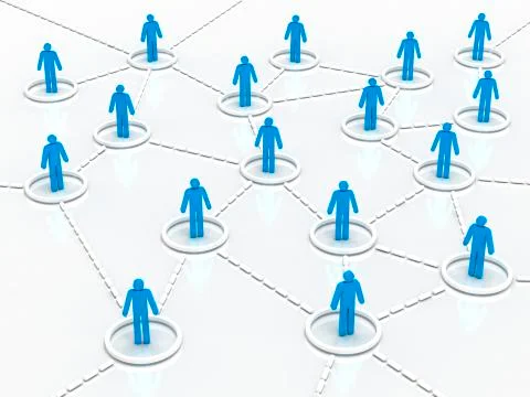 Isolation from society Stock Illustration