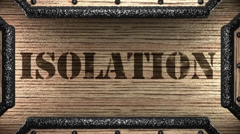 Isolation on wooden stamp Stock Footage 8656897