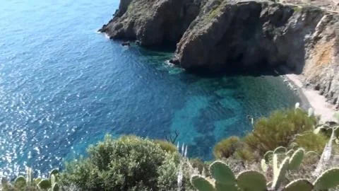Isole Eolie (Sicily). Stock Photos