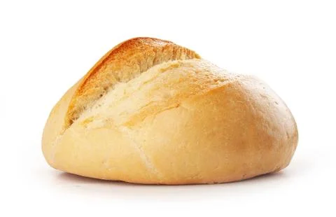 Isolted white bread Stock Photos