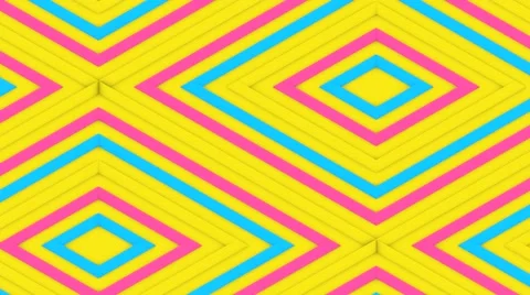 Isometric 3D Neon Texture Stock Footage 64651812