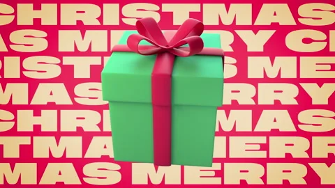 Isometric 3d render animation of rotating gift boxes pattern. Video stock 287660286