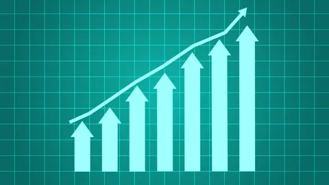 Isometric Animation of Business Reports with 3D Graphs and Charts Stock Footage 315765673