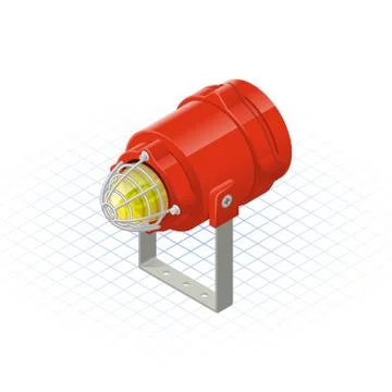 Isometric Beacon Stock Illustration