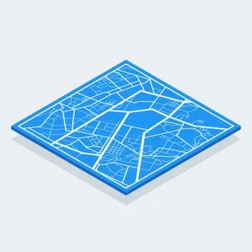 Isometric Bitcoin sign with computer chip. Color icon. Ilustración de archivo