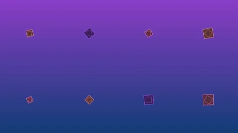 Isometric blocks building seamless looping background 4K 库存影片 336625056