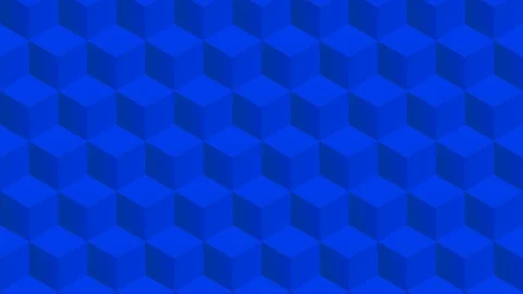 Isometric blue cubes pattern moving vertically. Seamless loop. Stock Footage 118704072
