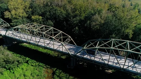 Isometric Bridge through Trees Video stock 97044781