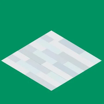 Isometric ceramic floor vector illustration Illustrazione stock