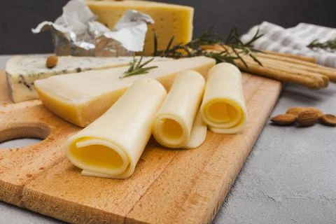 Isometric cheese composition. High quality photo Stock Photos