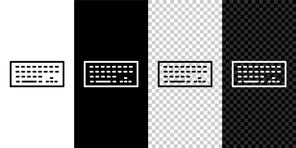 Isometric Computer keyboard icon isolated on grey background. PC component sign Stock-Illustration