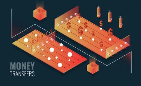 Isometric concept illustration Stock Illustration