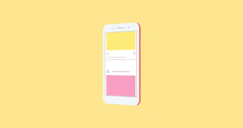 Isometric concept smartphone with social network 스톡 동영상 101207609
